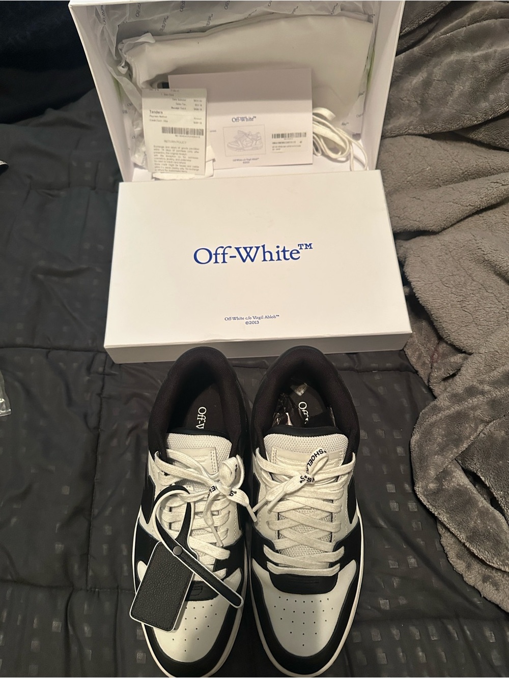 Off-White Black and White Out of Office